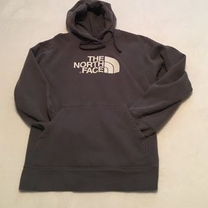 Gray North Face hoodie