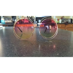Round Wire-frame Sunglasses️