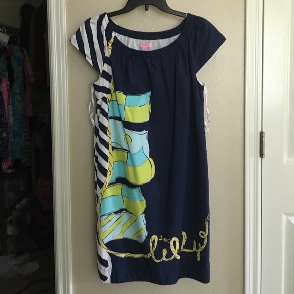 Lilly Pulitzer Sullivan dress You're Flagged M