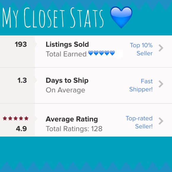 BUNDLE DISCOUNT & CLOSET STATS. β€οΈ - Picture 2 of 2