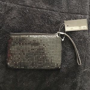 Black sequin wristlet Sasha