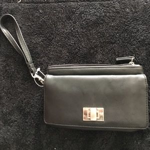 Brand new casual black wristlet