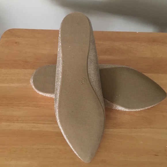 Gold and Glitter Flats - Picture 3 of 4