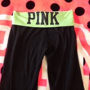 Boot cut vs love pink yoga pants small