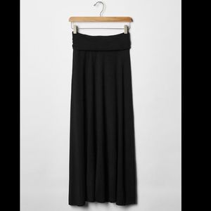 Gap maternity foldover maxi skirt