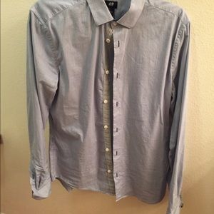 Men's button down. H&M. Tight medium.