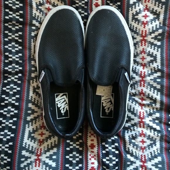 Vans - perforated slip ons