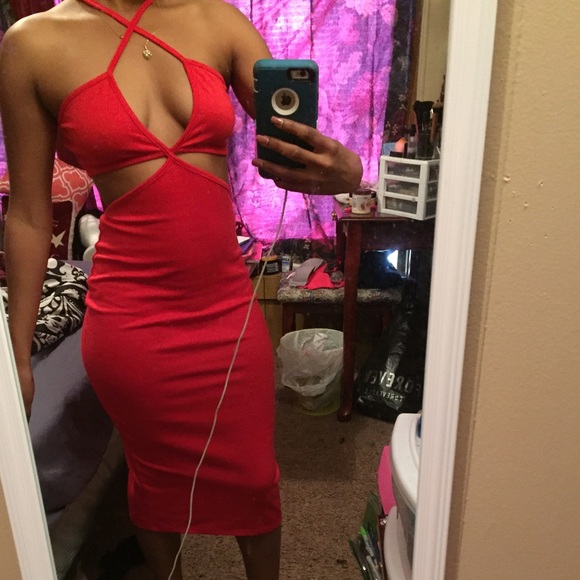 Sexy cut out dress