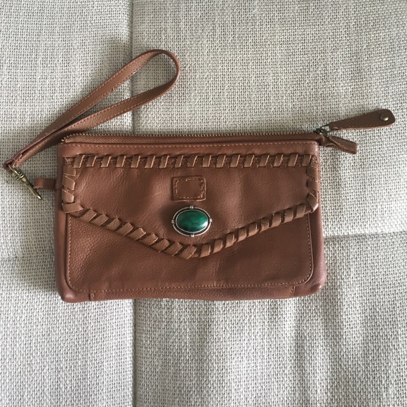 Lucky Brand Handbags - Tan Leather Cluth