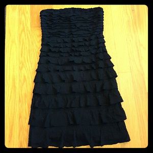 Express strapless little black dress!!!