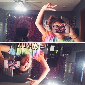 Tapestry shown on the wall!