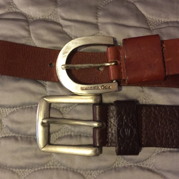 Bundle of 3 Genuine Leather Belts szM - Picture 3 of 4