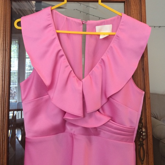 J. Crew Pink Tricotine Dress. - Picture 2 of 4