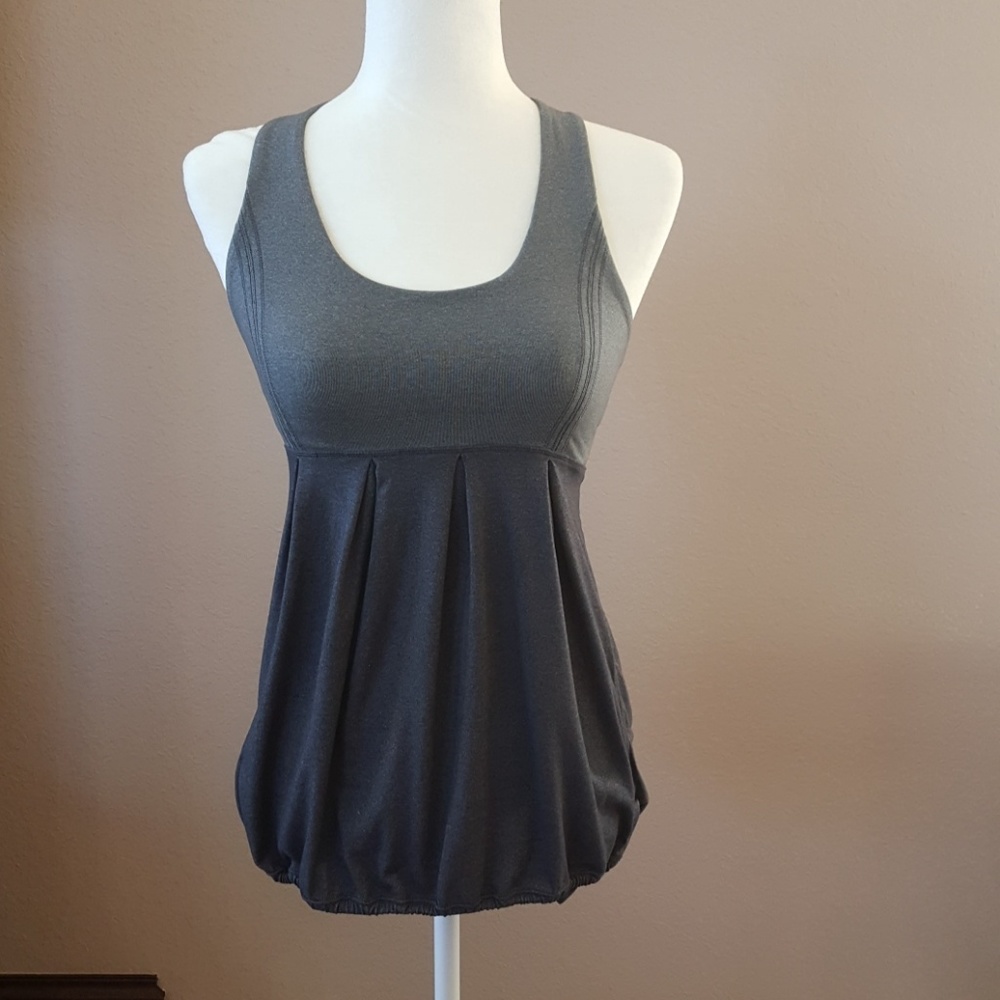 Lululemon grey tank.  Size 6.