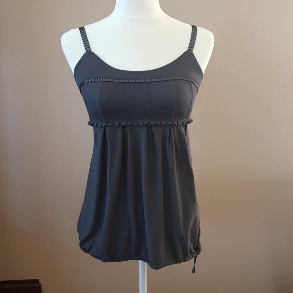 Lululemon grey tank.  Size 6