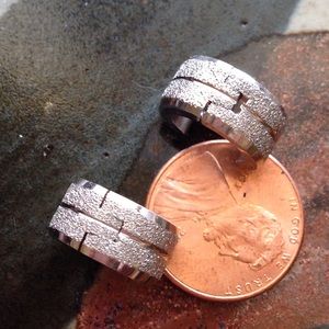 Thick ear hugger Stainless Steel hoops