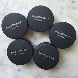 5 New Bare Minerals Mini Foundations in Medium