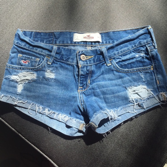 Hollister Distressed Denim Shorts