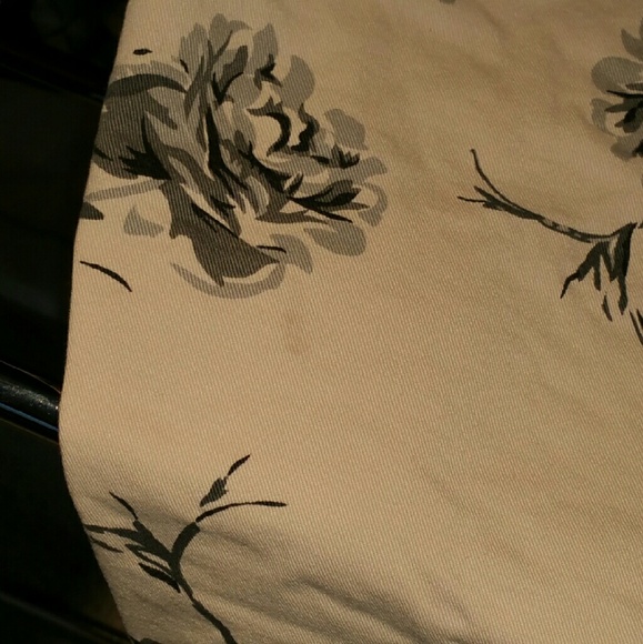 Tiny Mark on Back of Floral J Brand Jeans