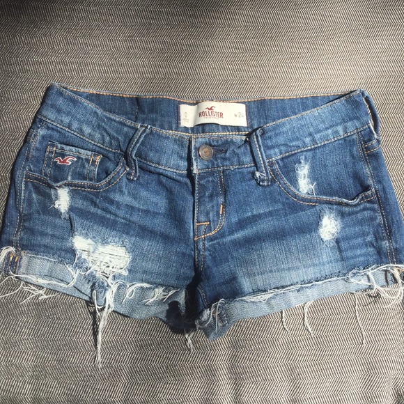 Hollister Distressed Denim Shorts
