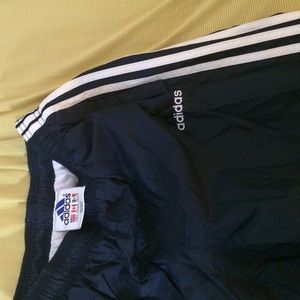 Adidas Pants Blue with White Stripes