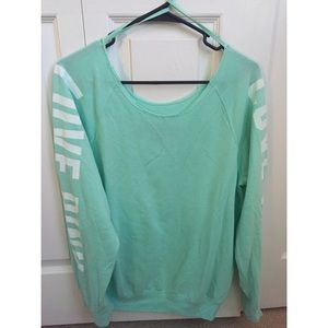 Victoria Secret Off The Shoulder Sweatshirt