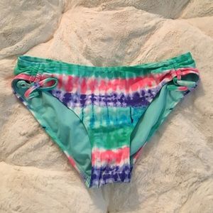 Tie-dye bikini bottoms
