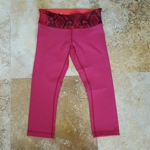 Cranberry Alarm Wunder Under Pant Reversible Crop