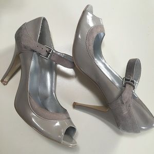 Nine West Peep-Toe Mary Janes