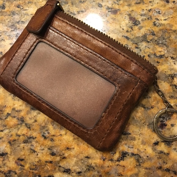 Fossil card holder/ key chain - Picture 2 of 3