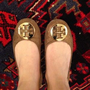 Tory Burch Reva Suede Flats