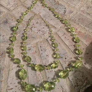 2 Gorgeous Green Necklaces or wear it as tripled