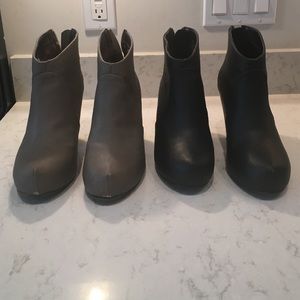 2 pairs Steve Madden boots