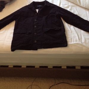 All black long sleeve demon jacket