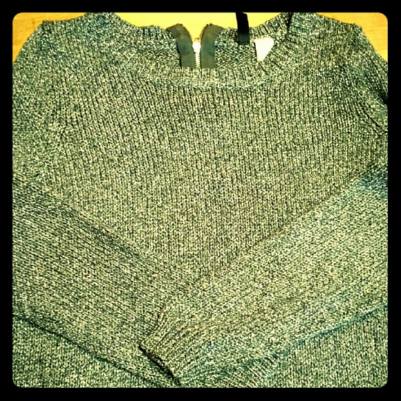 Sale! Metallic Silver H&M Sweater