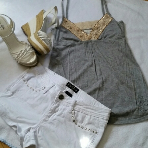 A&F Jeweled Tank Top