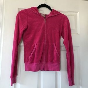 Juicy Couture Pink Terry Cloth Jacket