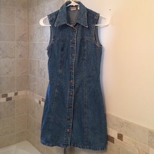 Sleeveless Denim Dress
