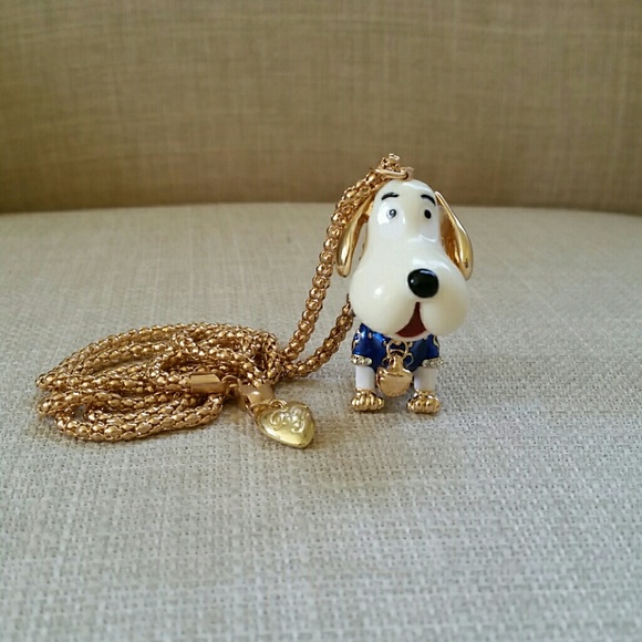 betsey johnson dog necklace