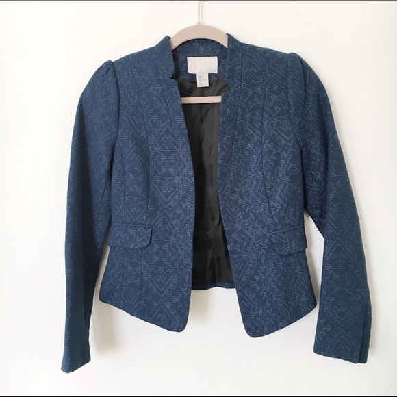 Structured navy jacket
