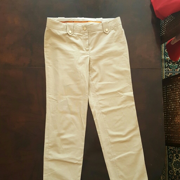 Tory Burch khaki cropped pants