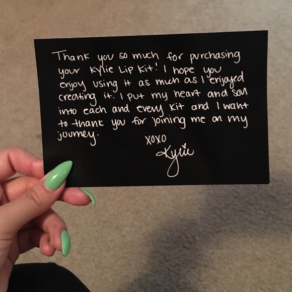 Kylie Lipkit Card - Picture 2 of 2