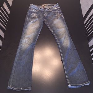 BKE Sabrina Boot Distressed Stretch Jeans