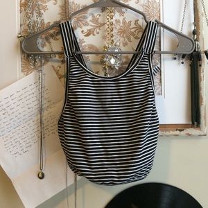 Brandy Melville stripped crop top/bralette