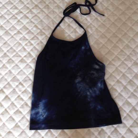 Brandy Melville tie dye halter crop top