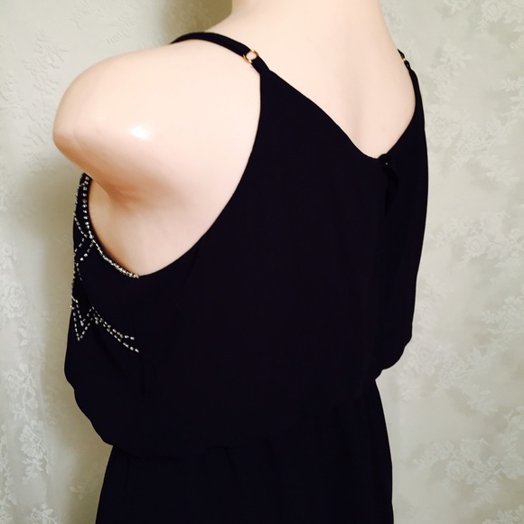 long black dress with beadwork FINAL CLEARANCE - Picture 4 of 4