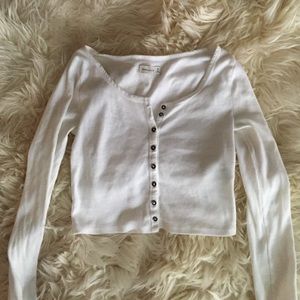 Long sleeve crop top