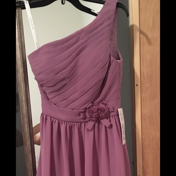 Azazie Christina one- shoulder dress