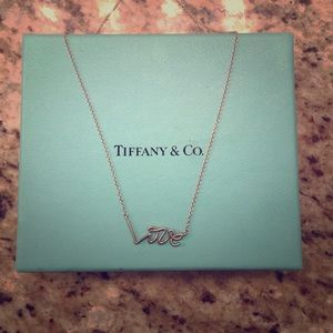 Authentic Tiffany's Paloma Picasso Love Pendent.