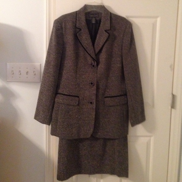 2 piece salt & pepper suit